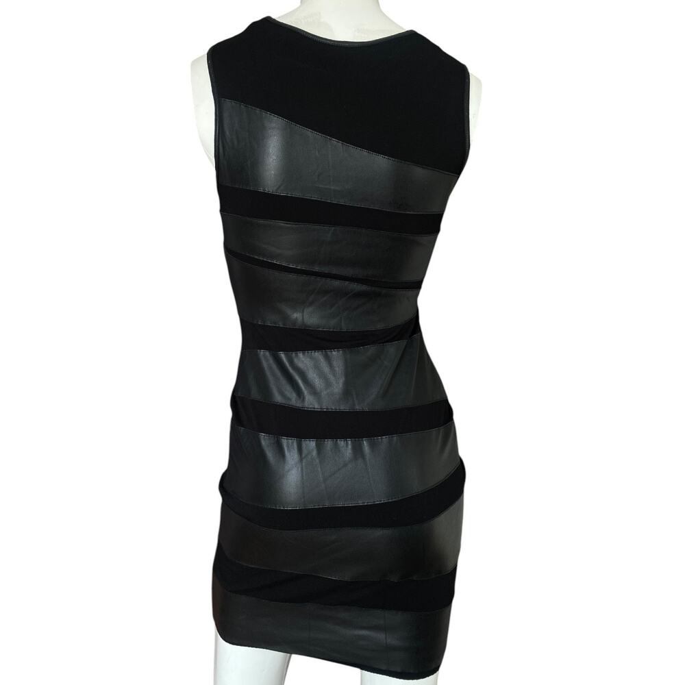 Bailey 44 Bodycon Faux Leather Mini Dress X-Small - Picture 2 of 7